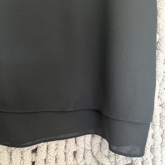 Alex & Lili Black V-Neck Short Sleeve Top – Size Medium | - Picture 4 of 8